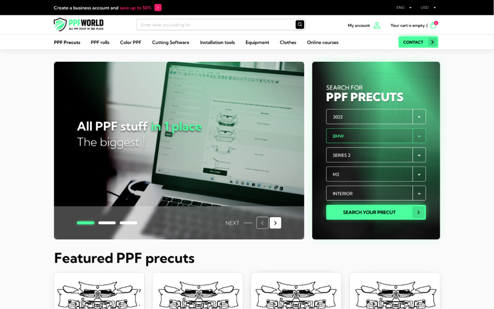 Innowacyjny sklep PPF World