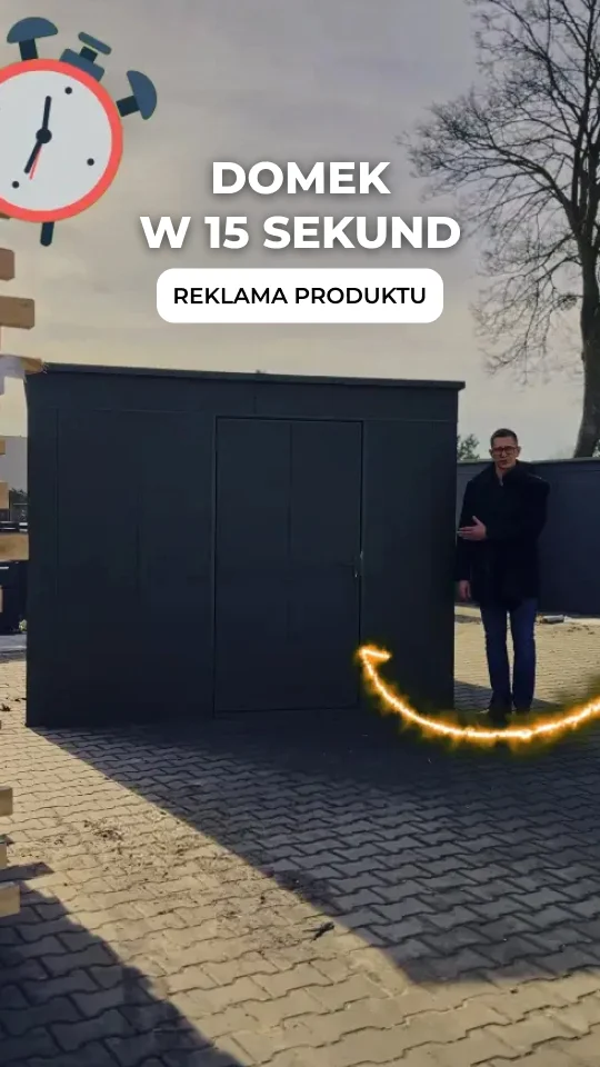 Zabudowy Koszy – Domek narzędziowy w 15 sekund